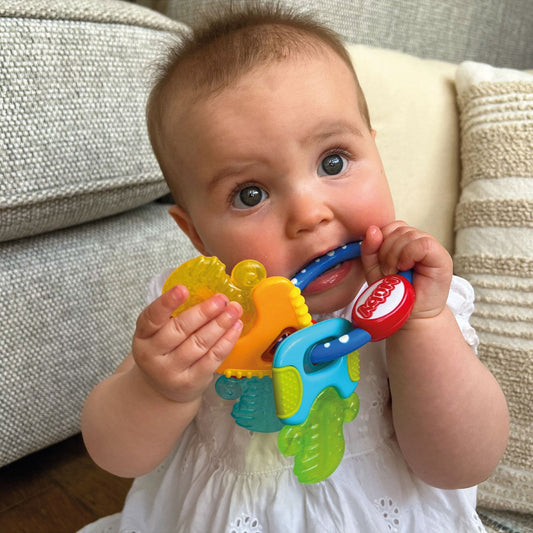 How can you help soothe your baby's teething discomfort?