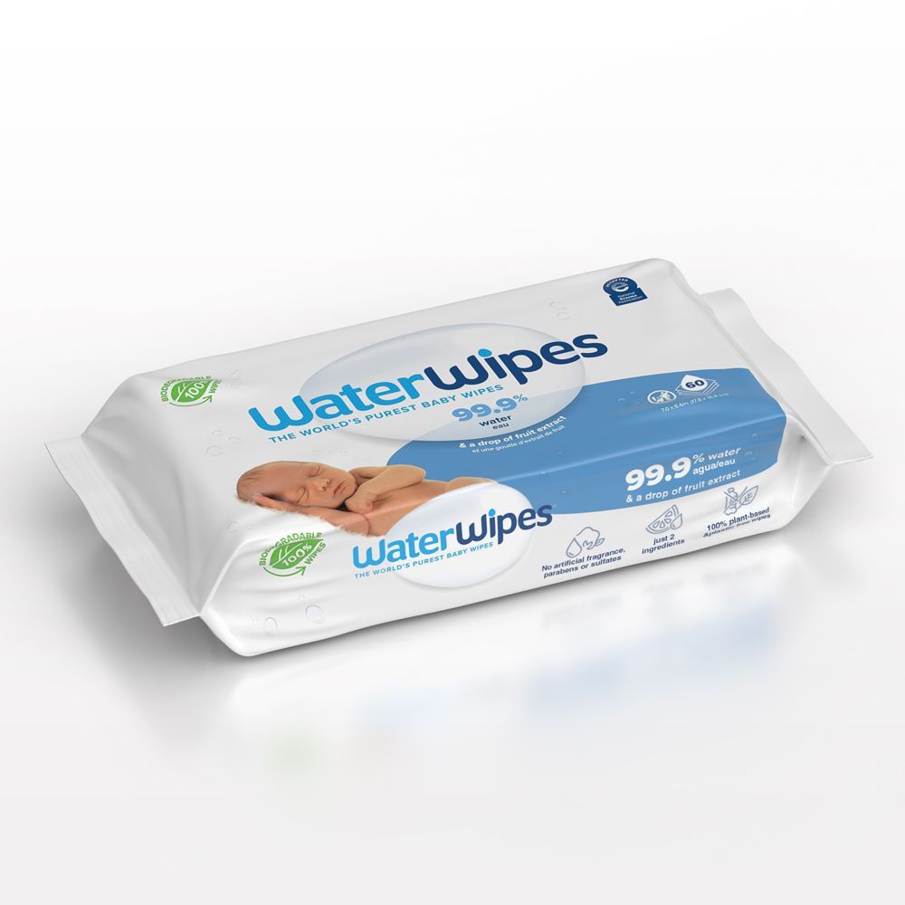 Water Wipes Original Baby Wipes Single Pack - 60 wipes - Diaper Yard Gh