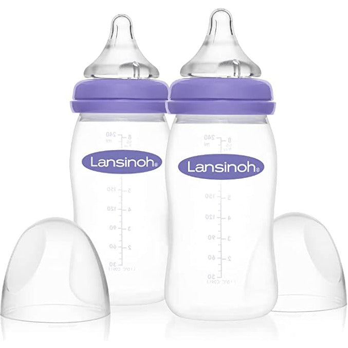 Lansinoh MOmma Feeding Bottle with Natural Wave Nipple 2 Pack - Diaper Yard Gh