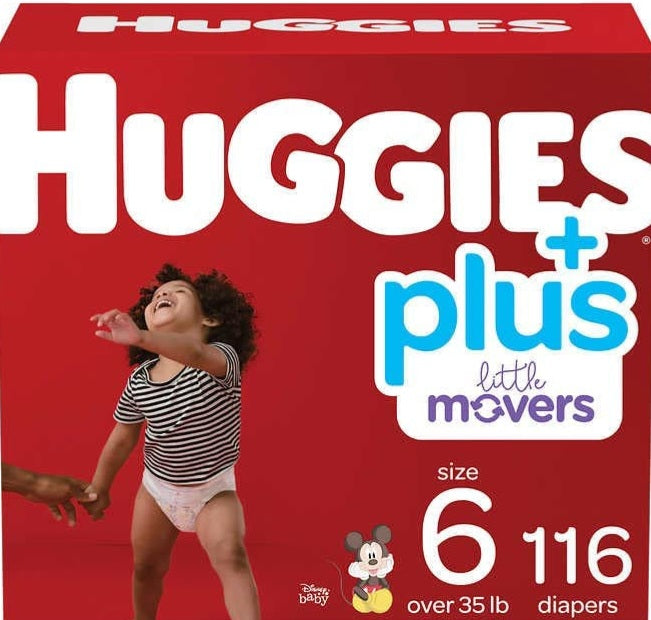 Huggies Plus Little Movers Size 6 - Diaper Yard Gh