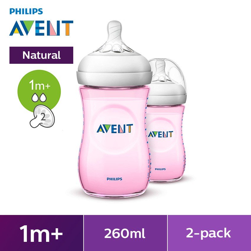 Avent 2 Pack Feeding Bottle Set 260ml - Diaper Yard Gh