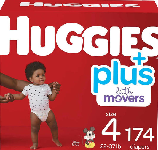 Huggies Plus Little Movers Size 4 - Diaper Yard Gh