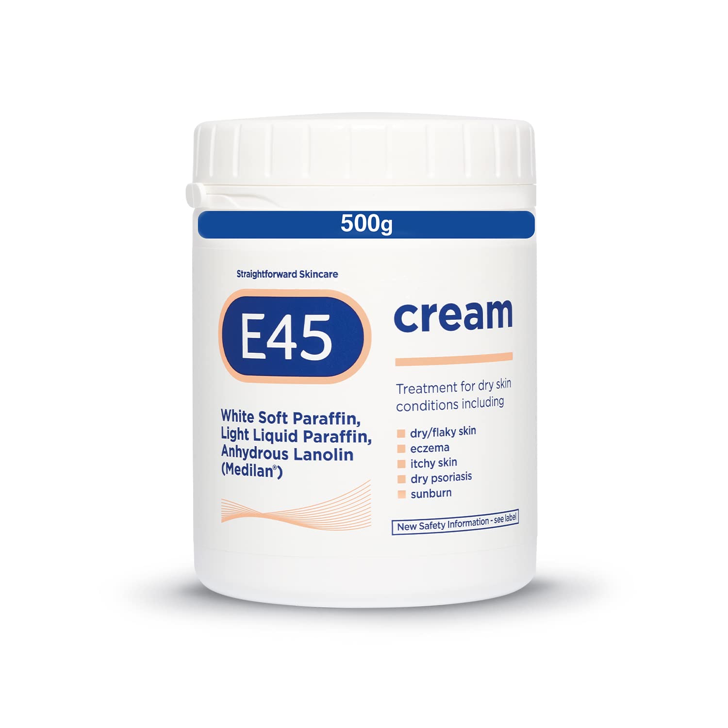 E45 Cream 500 g Tub – Moisturiser for Dry Skin and Sensitive Skin - Diaper Yard Gh
