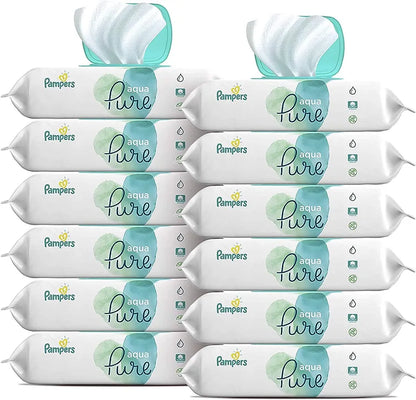 Pampers Aqua Pure Baby Wipes - Single Pack - Diaper Yard Gh