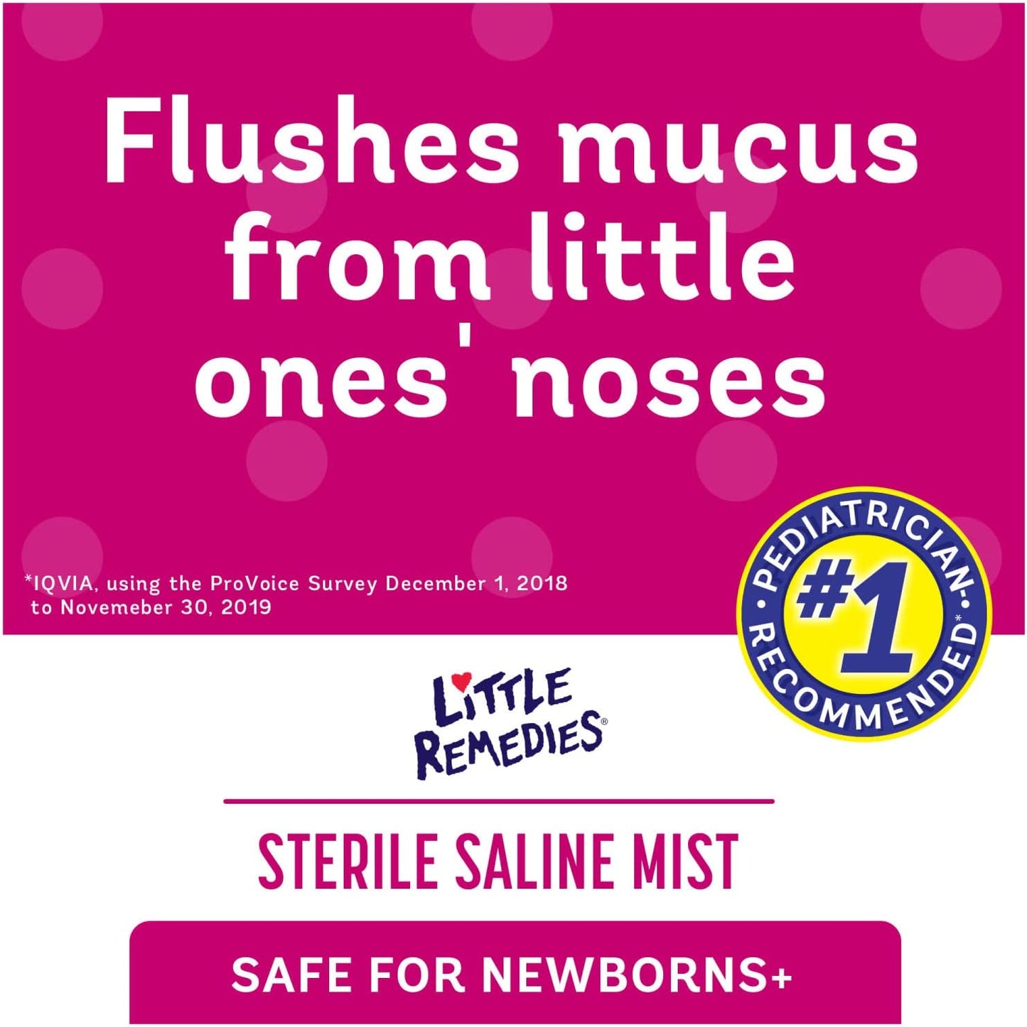 Little Remedies Sterile Saline Nasal Mist - Diaper Yard Gh