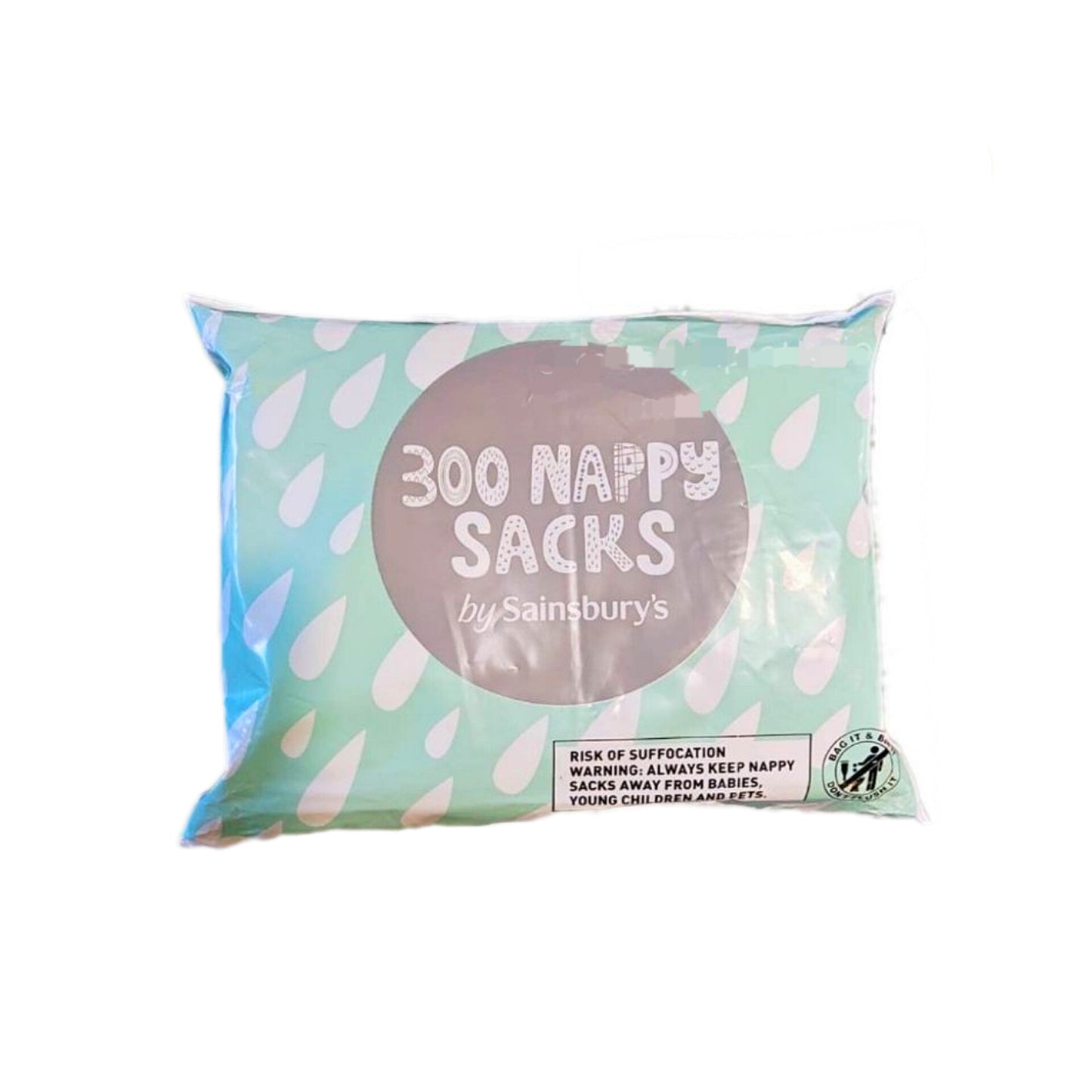 Sainsbury's 300 Pack Nappy Disposal Sacks - Diaper Yard Gh