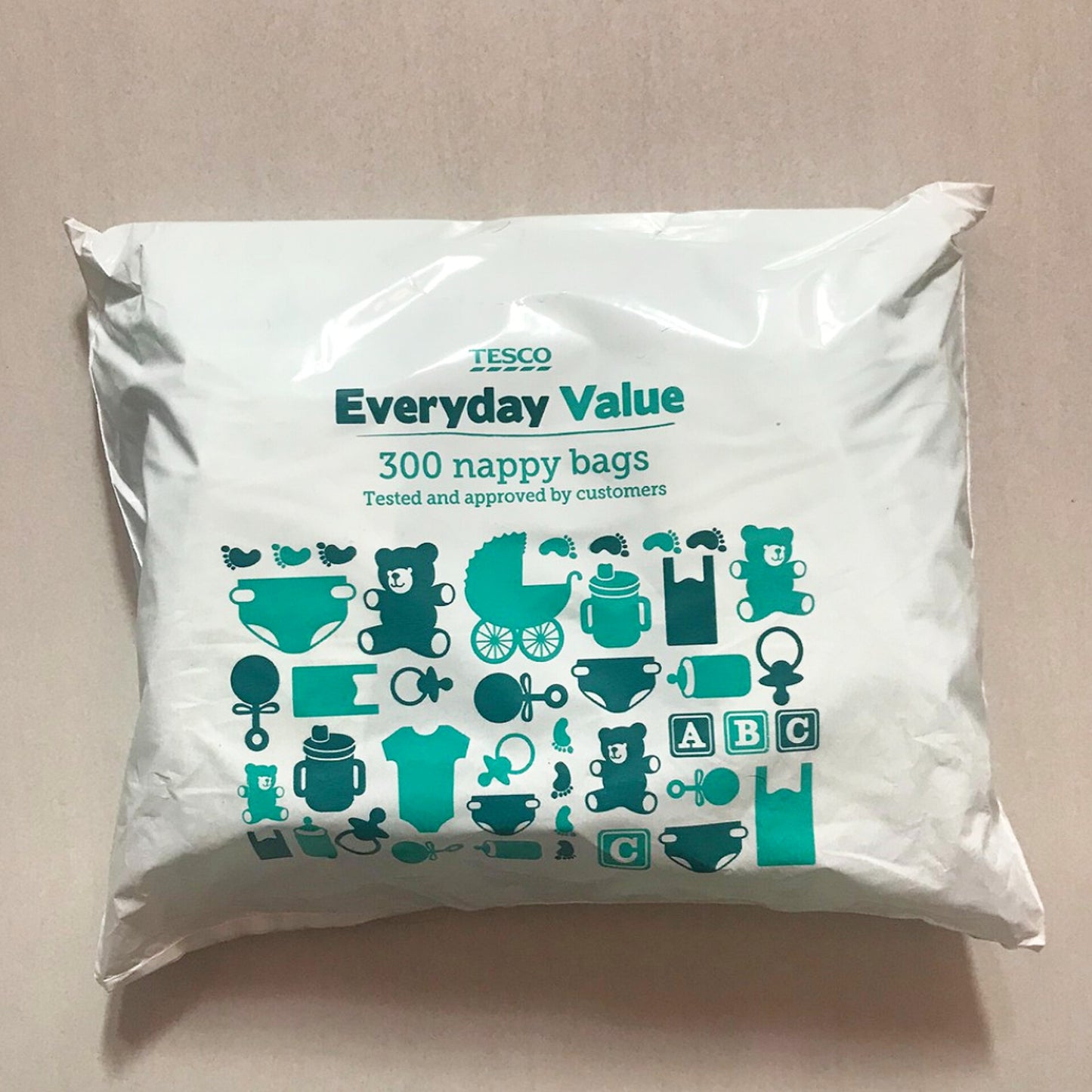 Tesco Everyday Value 300 Nappy Bags - Diaper Yard Gh