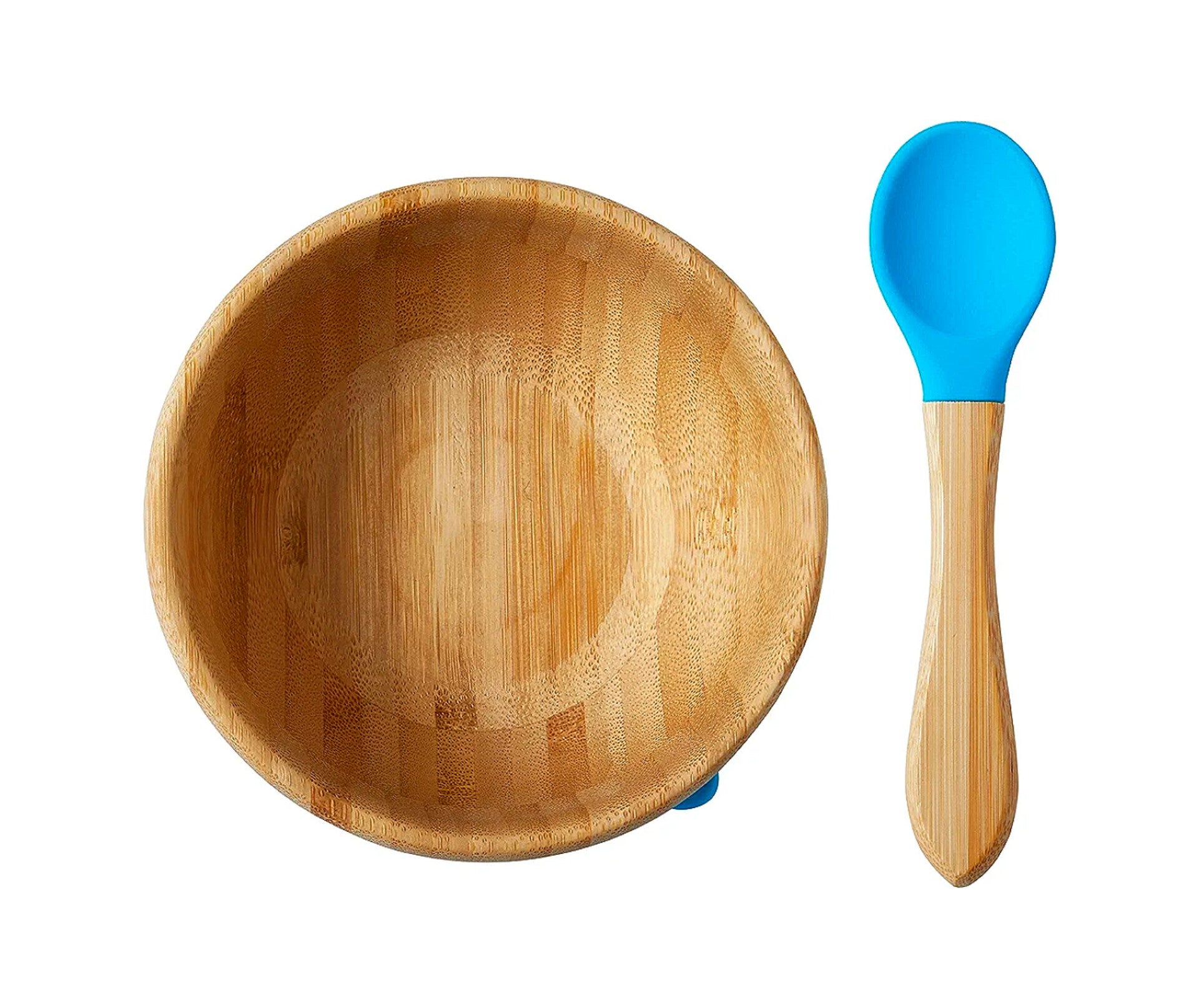 Nuby Bamboo Bowl and Spoon, Weaning Tableware - Diaper Yard Gh