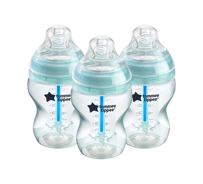 Tommee Tippee Advanced Anti-Colic 3 Pack Baby Bottle 260ml - Diaper Yard Gh