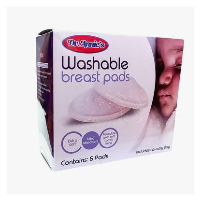 Dr Annie's Washable/ Reusable Breast Pads 6pcs - Diaper Yard Gh