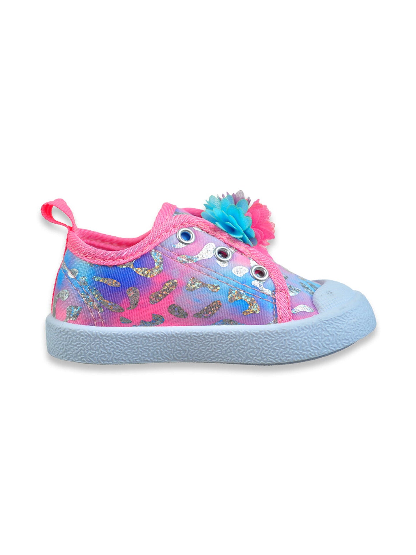 Laura Ashley Baby Girls' Allover Pink Print Sneakers - Diaper Yard Gh