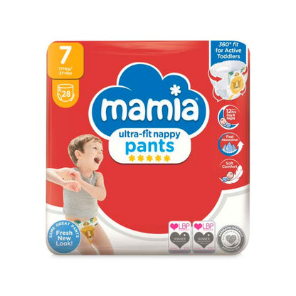 Mamia Size 7 Pullup Nappy Pants - Diaper Yard Gh