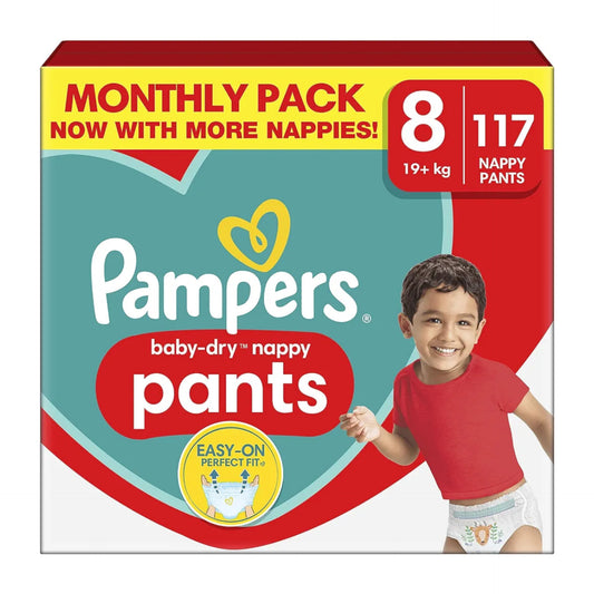 Pampers Size 8 Pullup Nappy Pants - Diaper Yard Gh