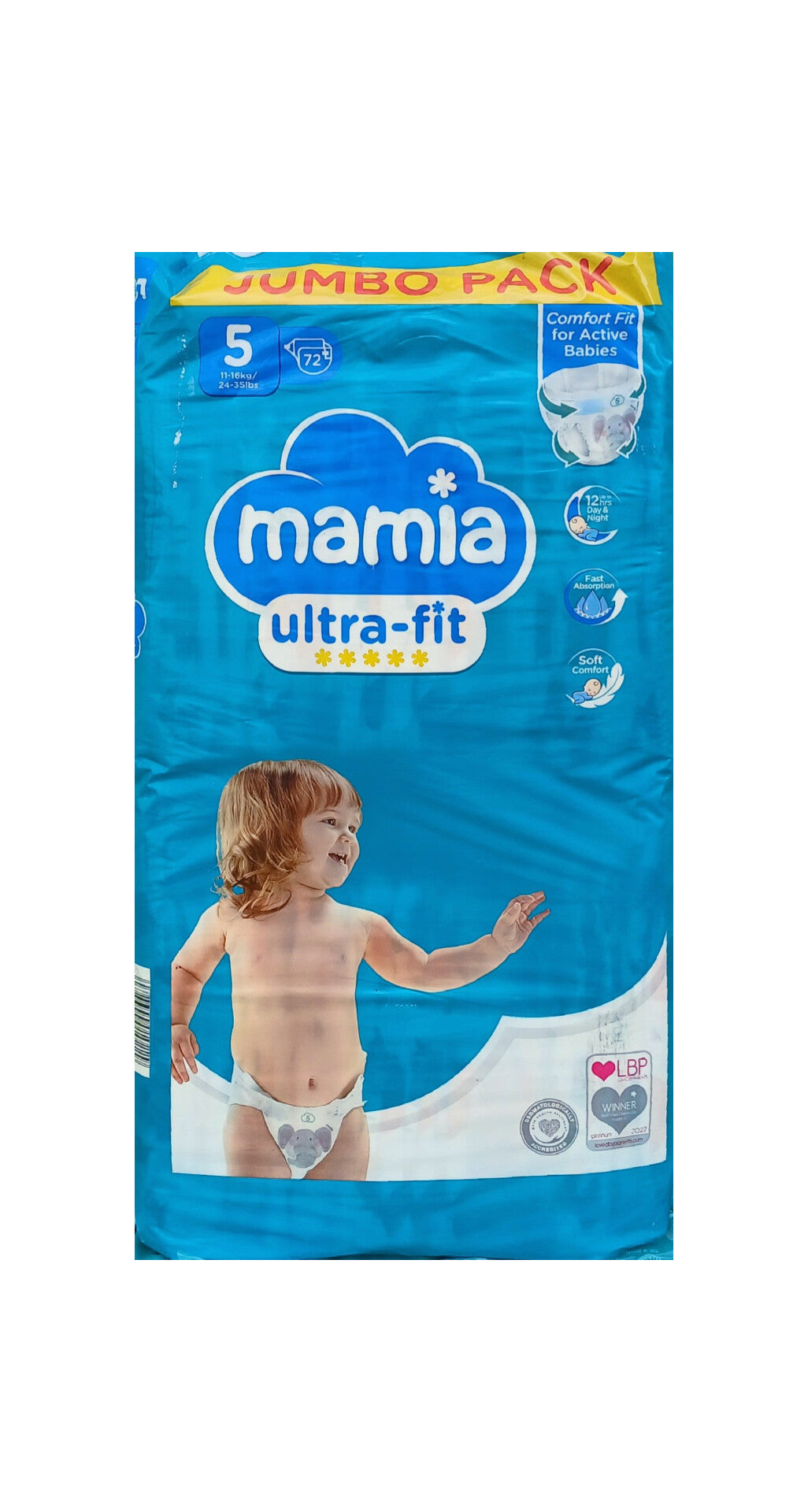 Baby Diapers- Mamia Diapers Size 5 Jumbo Pack - Diaper Yard Gh