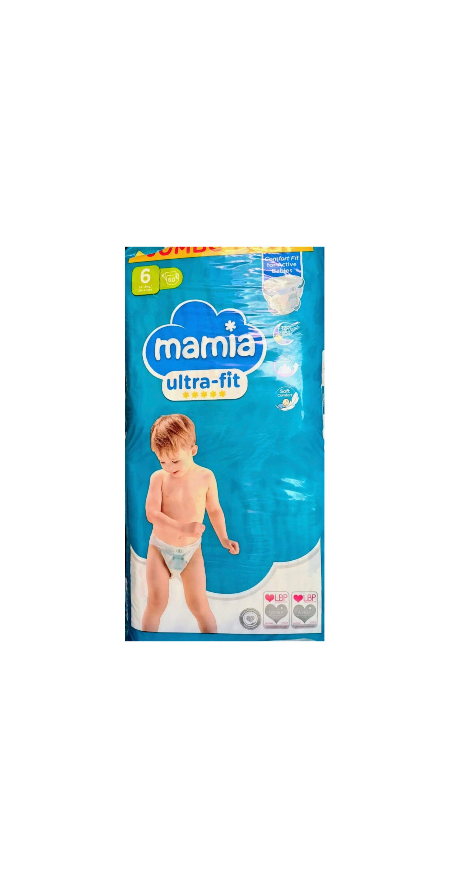 Baby Diapers- Mamia Diapers Size 6 Jumbo Pack - Diaper Yard Gh