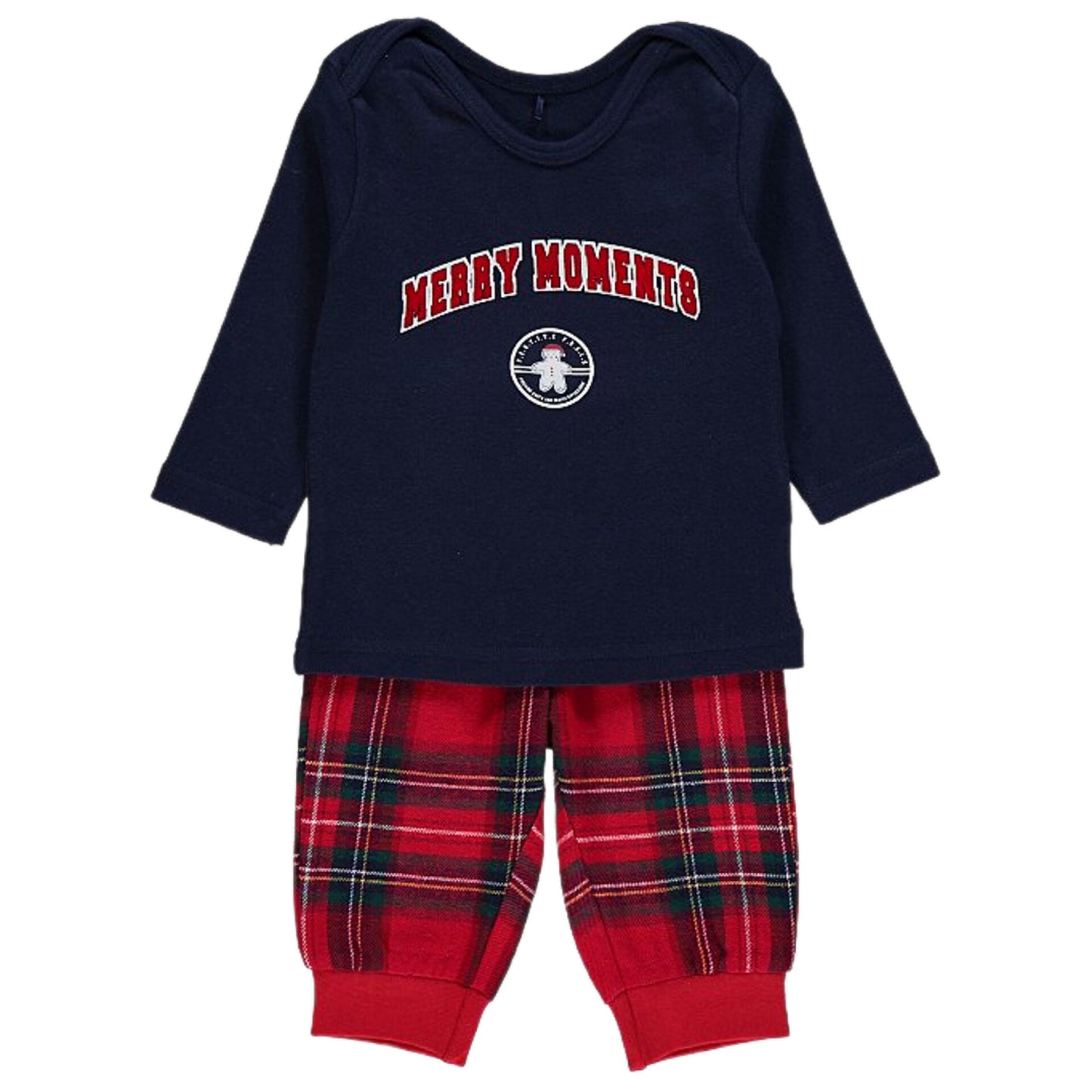Matching Navy Merry Moments Christmas Pyjamas - Diaper Yard Gh