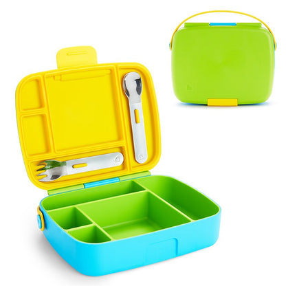 Munchkin Lunch™ Bento Box with Stainless Steel Utensils - Diaper Yard Gh