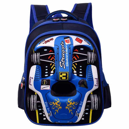 Kids 3D Rac Car Backpack - Diaper Yard Gh