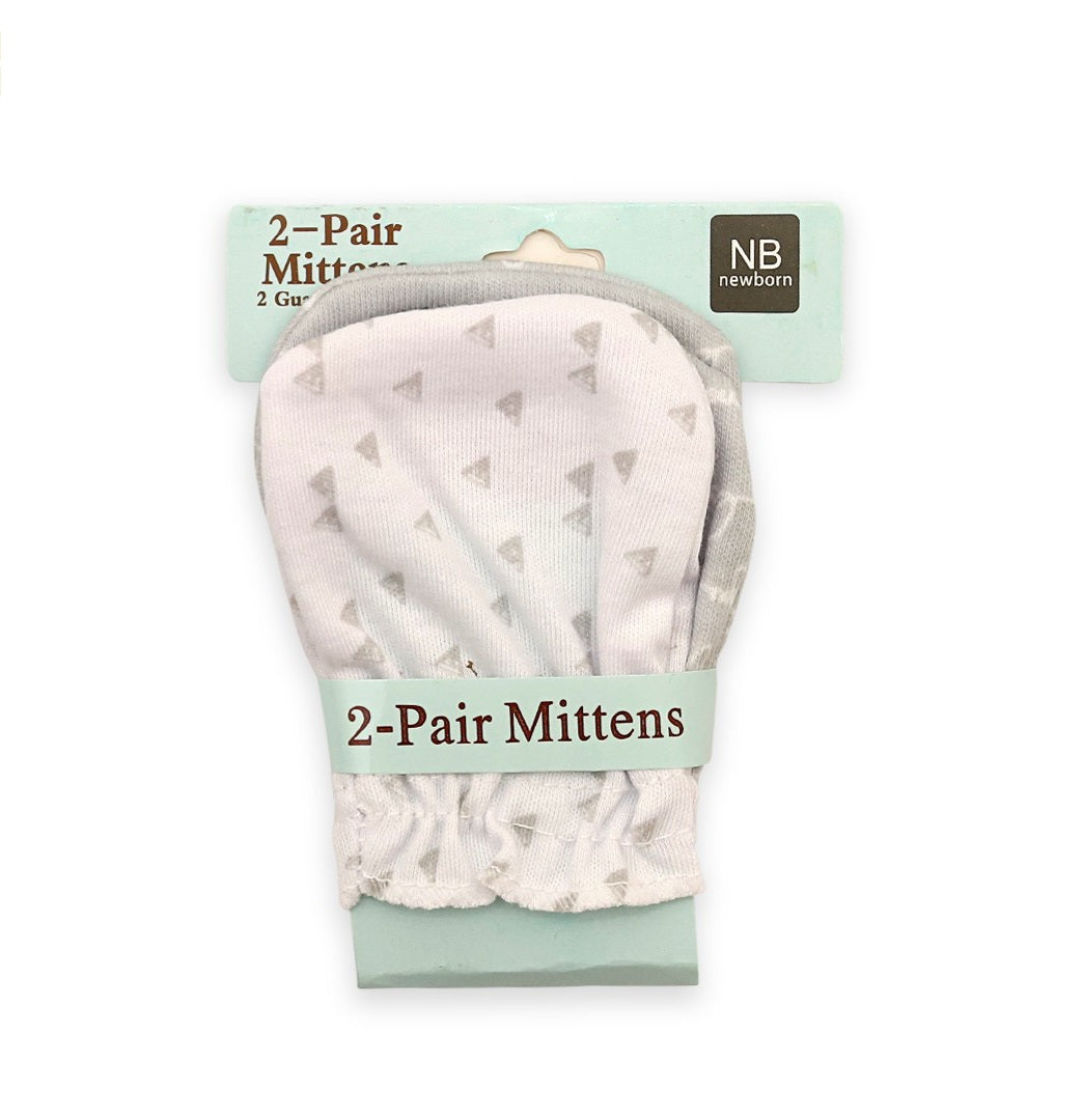 Baby Mittens 2 Pairs - Diaper Yard Gh