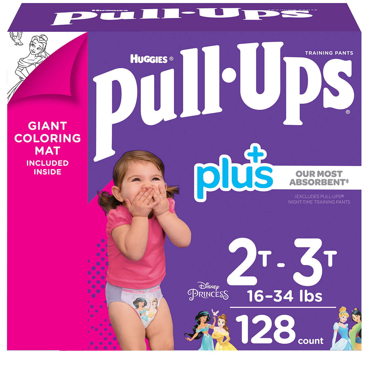 Huggies 2T-3T Pull-Ups Plus Training Pants For Girls - Diaper Yard Gh