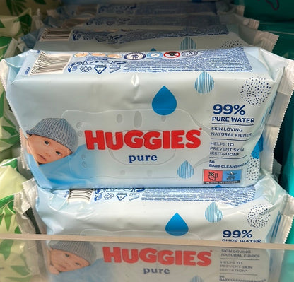 Huggies Pure Baby Wipes - Diaper Yard Gh