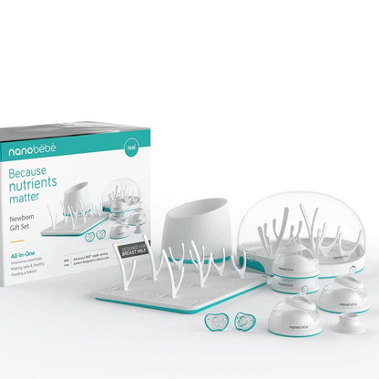 Nanobebe Complete Newborn Baby Bottle Gift Set - Diaper Yard Gh