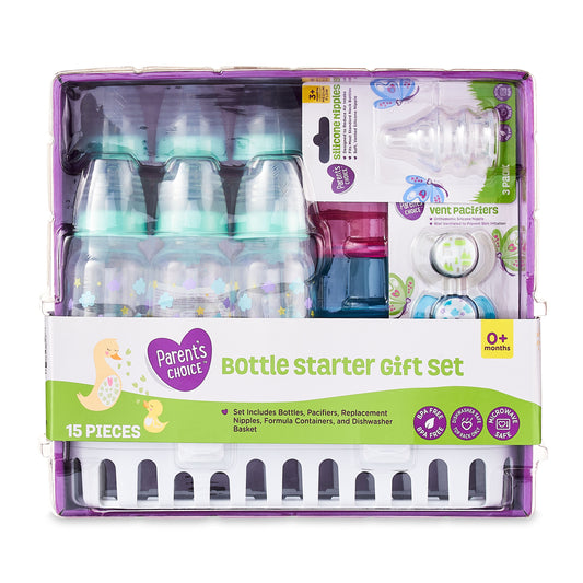 Parent's Choice 15pc Bottle Starter Gift Set - Diaper Yard Gh