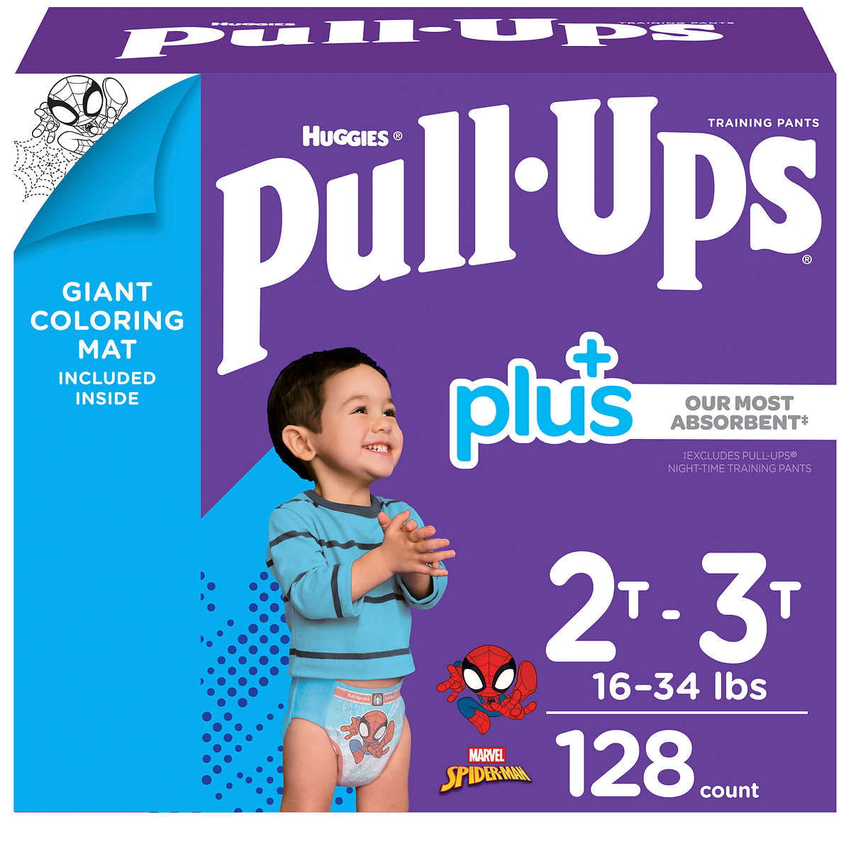 Huggies 2T-3T Pull-Ups Plus Training Pants For Boys - Diaper Yard Gh
