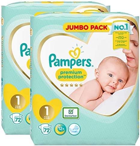 Pampers Premium Protection Size 1 - Diaper Yard Gh