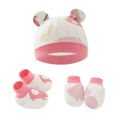 Baby Hat, Socks & Mitten Set - Diaper Yard Gh