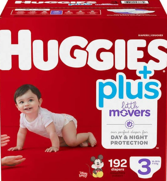 Huggies Plus Little Movers Size 3 - Diaper Yard Gh