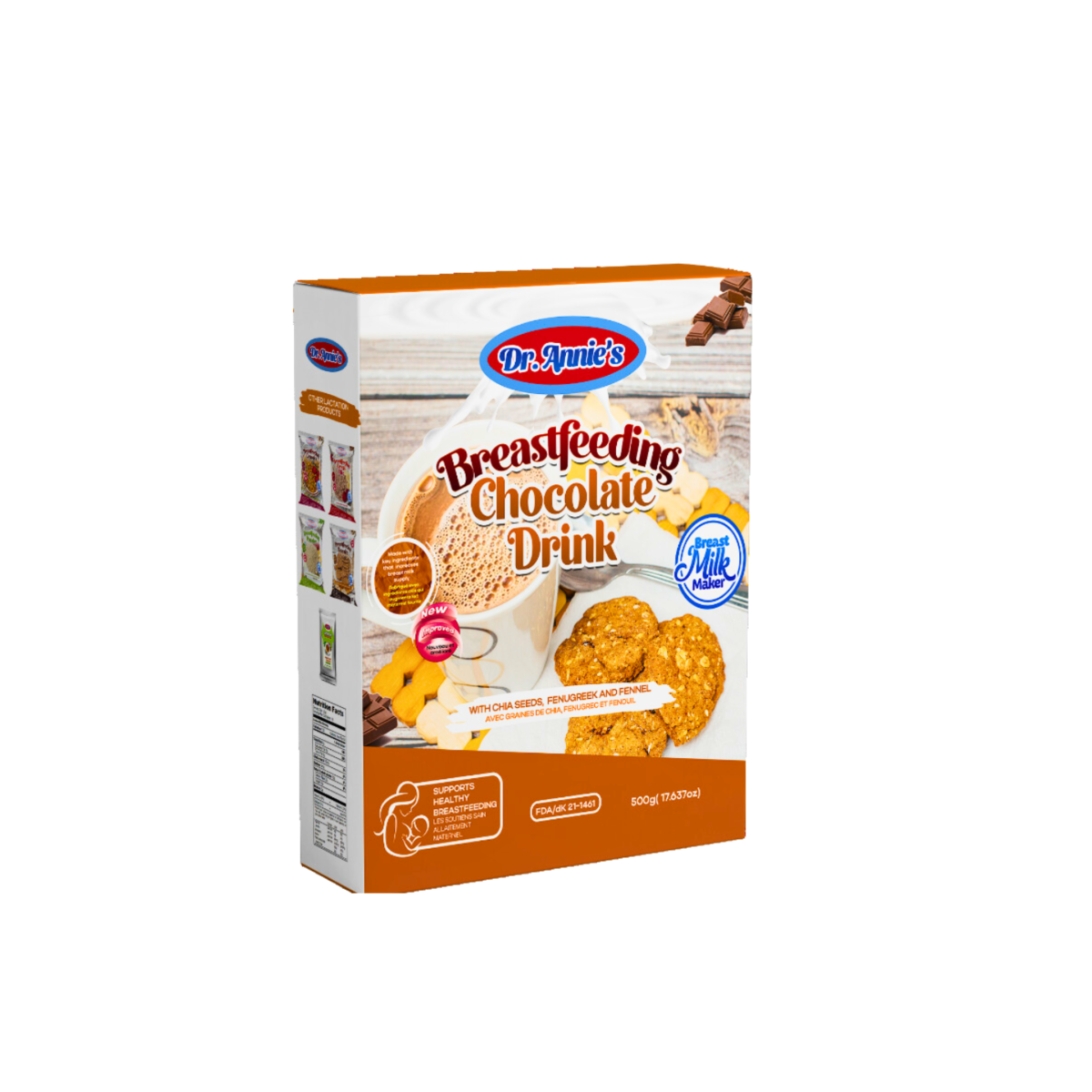 Dr Annie's Lactation Chocolate Drink - Diaper Yard Gh