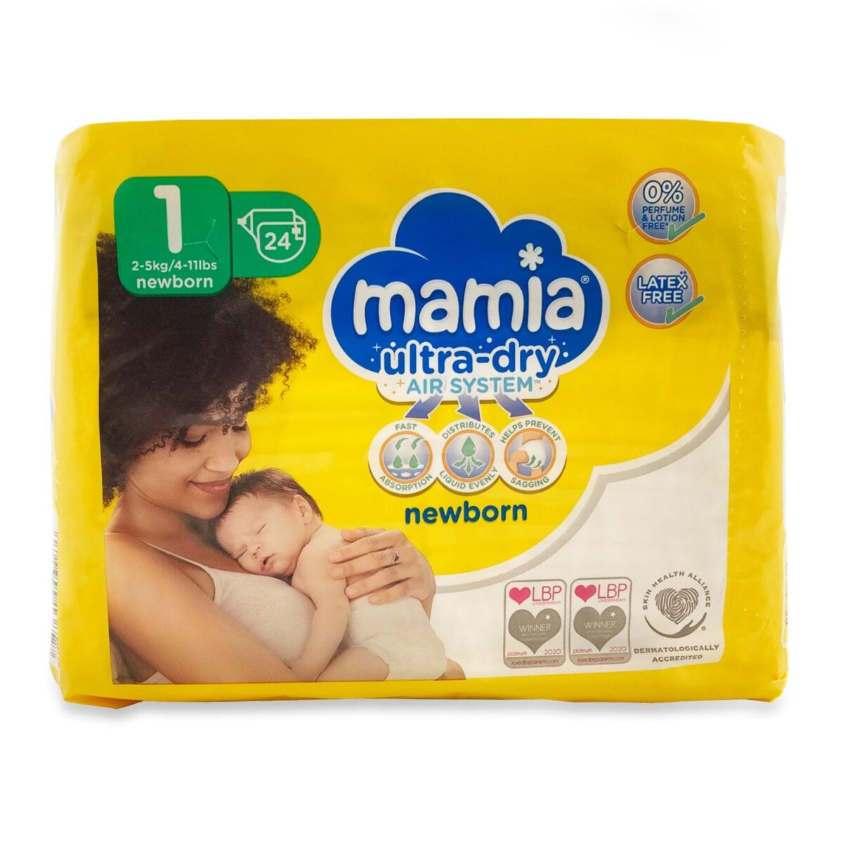 Baby Diapers- Mamia Newborn Diapers Size 1 Mini Pack - Diaper Yard Gh