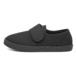 Walkright Black Unisex Plimsolls - Diaper Yard Gh