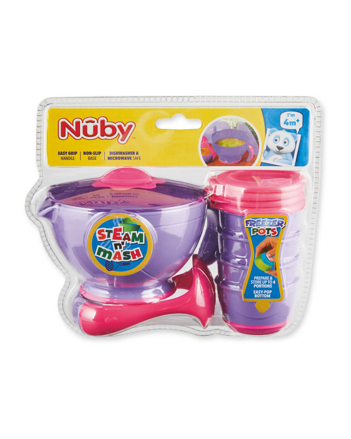 Nuby Steam 'N' Mash Freezer Set - Diaper Yard Gh