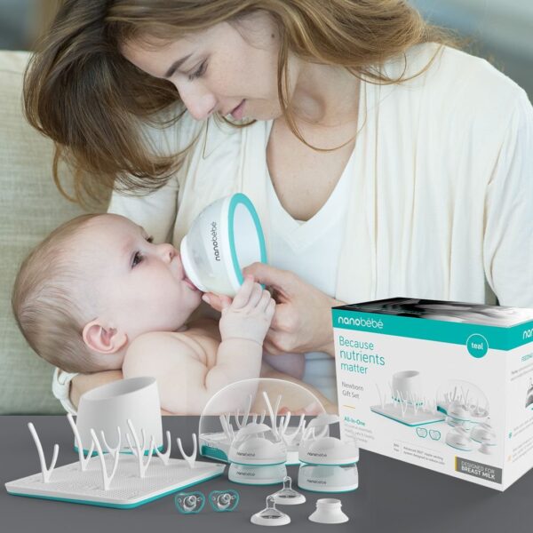 Nanobebe Complete Newborn Baby Bottle Gift Set - Diaper Yard Gh