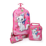 Lovely Cat 3 in 1 Trolley Bag Set - Diaper Yard Gh