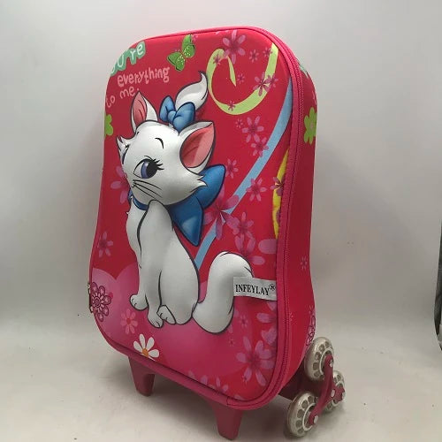 Lovely Cat 3 in 1 Trolley Bag Set - Diaper Yard Gh