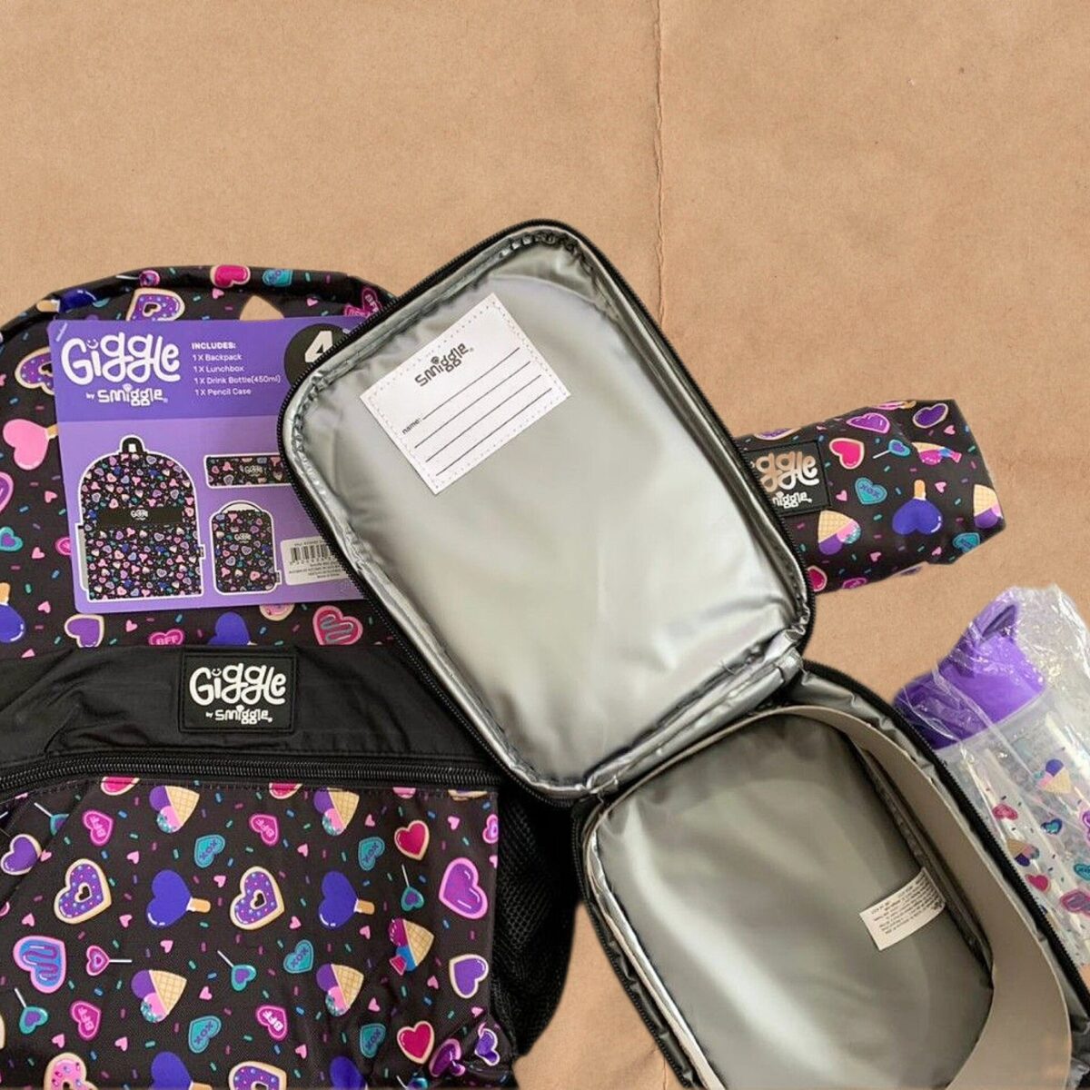 Giggle by Smiggle 4 Piece Backpack Set - Diaper Yard Gh