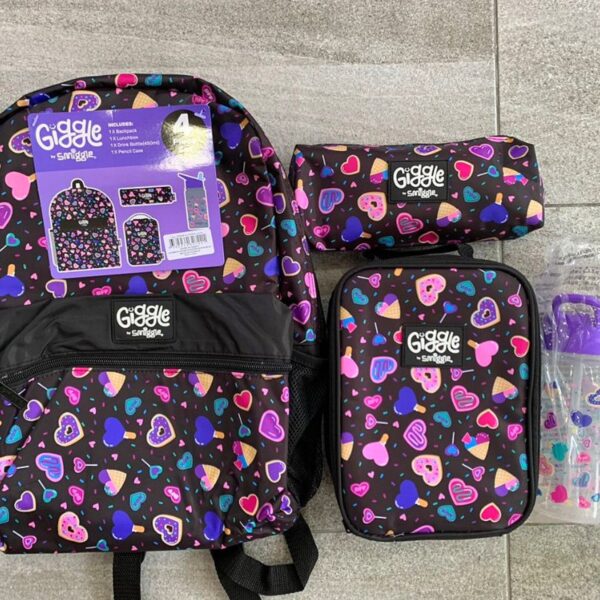 Giggle by Smiggle 4 Piece Backpack Set - Diaper Yard Gh