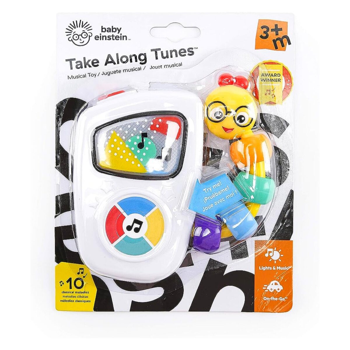 Baby Einstein Take Along Tunes Musical Toy, Ages 3 months + - Diaper Yard Gh