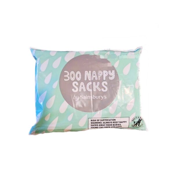 Sainsbury's 300 Pack Nappy Disposal Sacks - Diaper Yard Gh