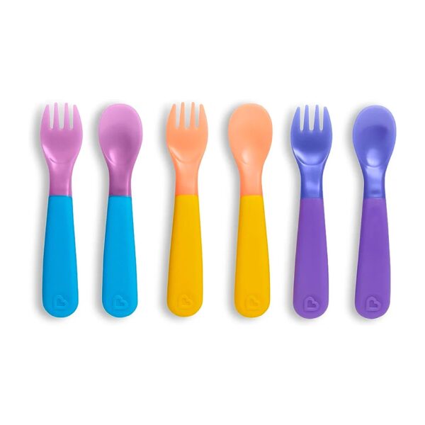 Munchkin® ColorReveal™ Color Changing Toddler Forks and Spoons, 6 Pack - Diaper Yard Gh