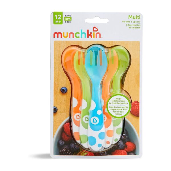 Munchkin® Multi™ Toddler Forks and Spoons, 6 Pack - Diaper Yard Gh