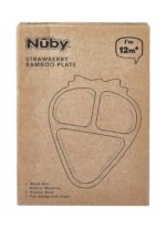 Nuby Bamboo Pear Shaped Plate - Diaper Yard Gh