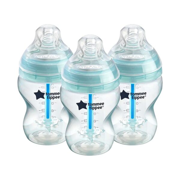 Tommee Tippee Advanced Anti-Colic 3 Pack Baby Bottle 260ml - Diaper Yard Gh