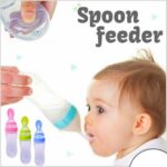 Silicone Baby Bottle with Spoon Feeder - Diaper Yard Gh