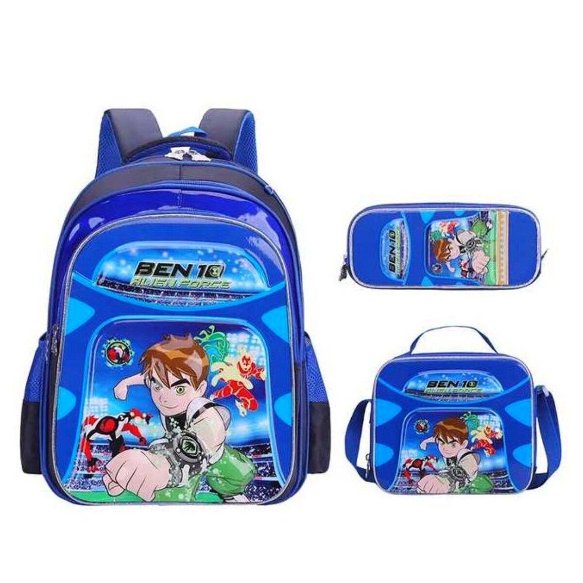 3D Ben-10 3 in 1 Backpack Set - Diaper Yard Gh