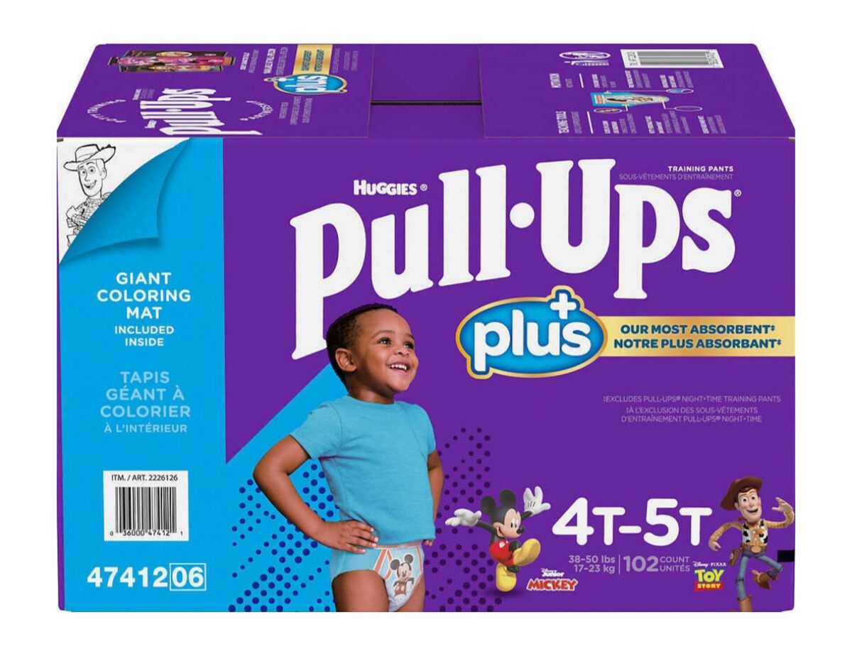 Huggies 4T-5T Pull-Ups Plus Training Pants For Boys - Diaper Yard Gh