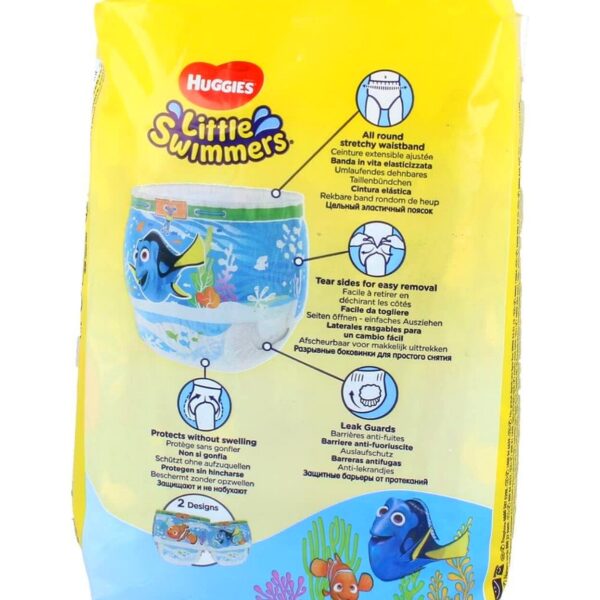 Huggies Little Swimmers Disposable Swim Nappies Size 3-4 - Diaper Yard Gh